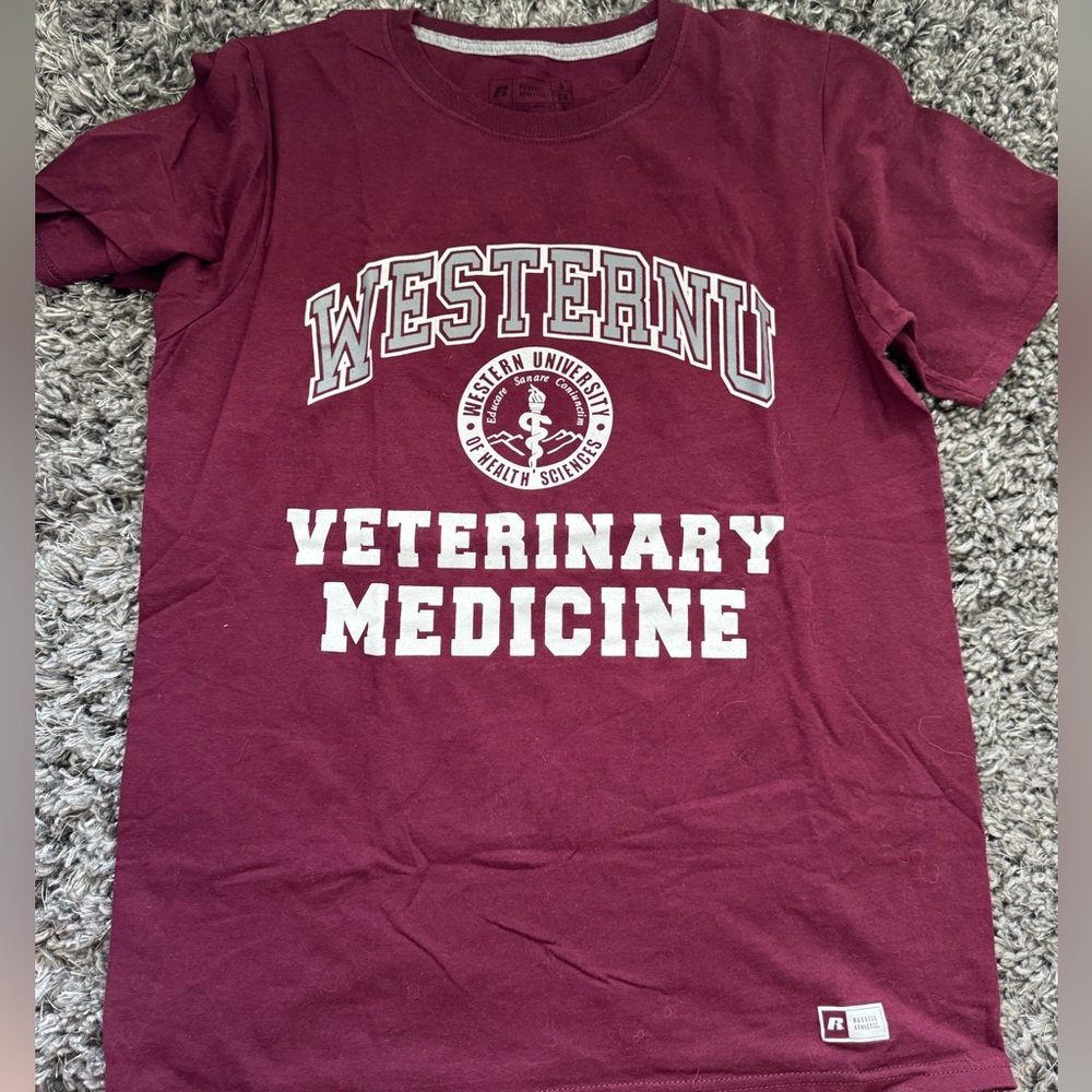 Western University Veterinary Medicine Maroon T-Shirt